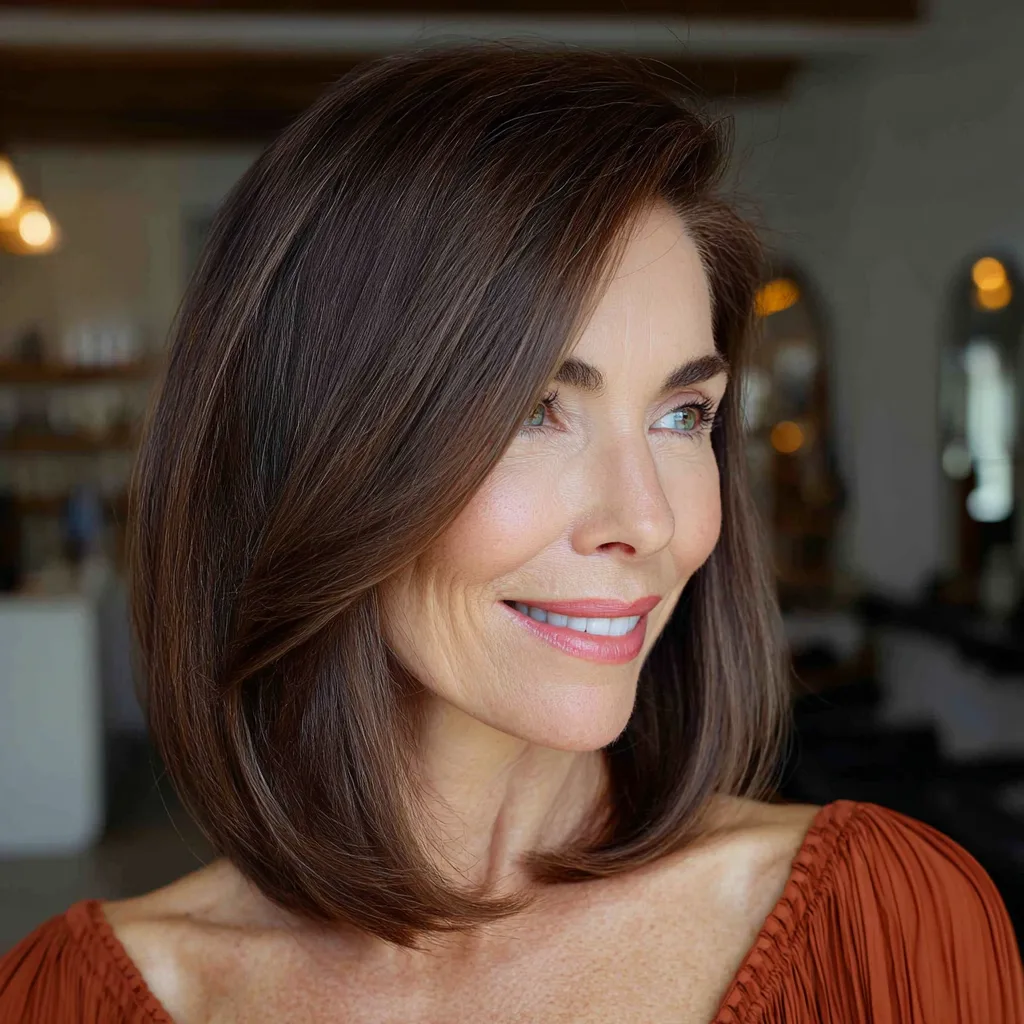Sleek Classic A-Line Bob with Subtle Layers