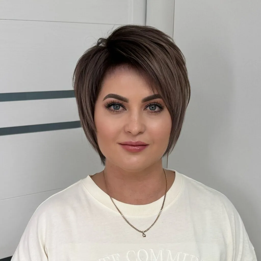 Sleek Textured Short Bob with Subtle Layers