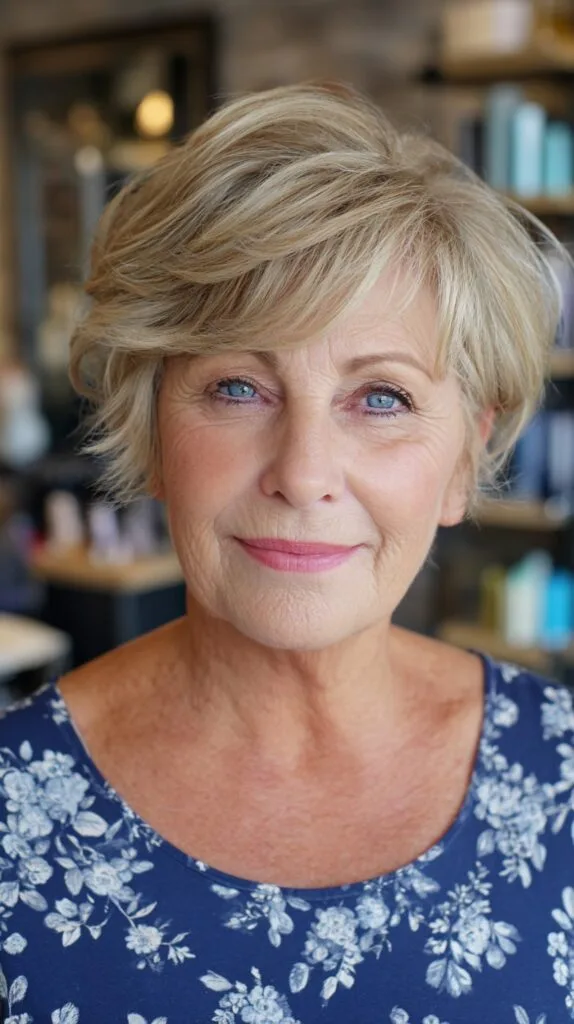 Softly Layered Short Cut with Subtle Volume