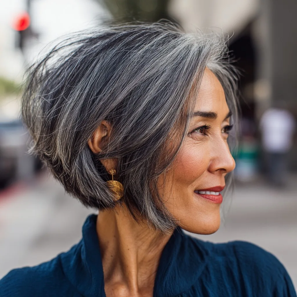 Stylish Layered Bob with Soft Movement
