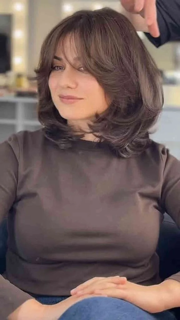 Stylish Long Lob with Face-Framing Layers
