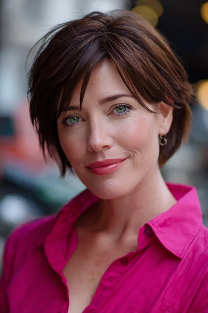 Stylish Softly Textured Short Cut with Subtle Layers