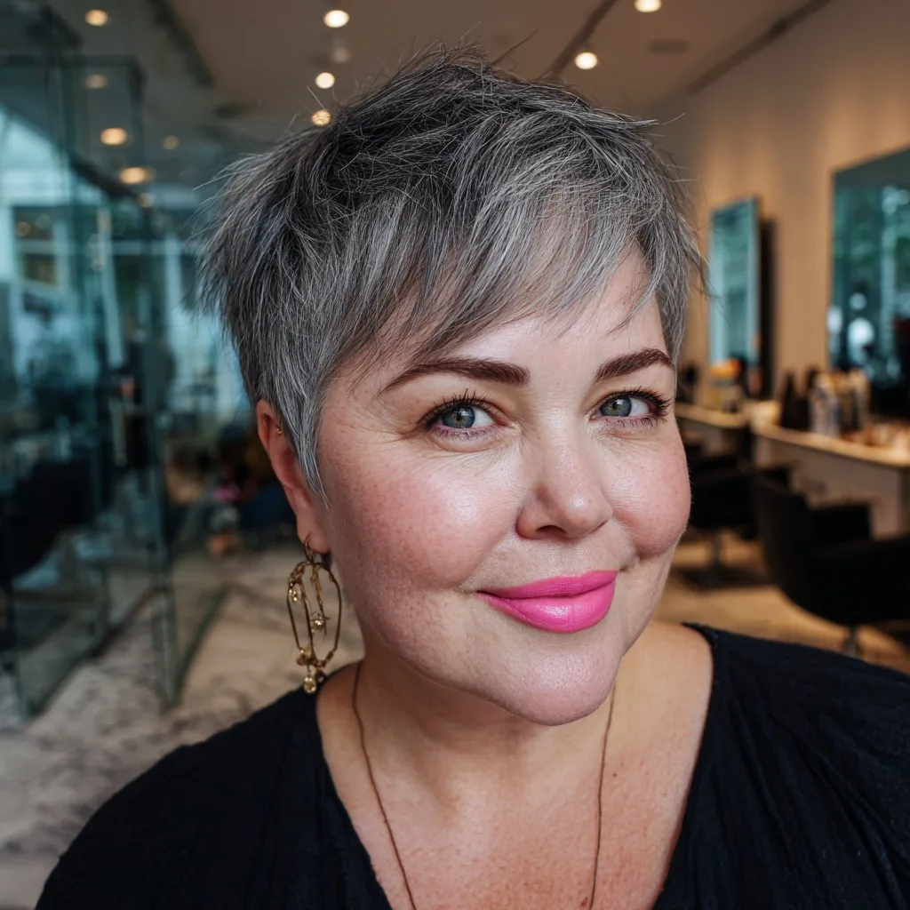 Stylish Textured Pixie with Subtle Choppy Layers
