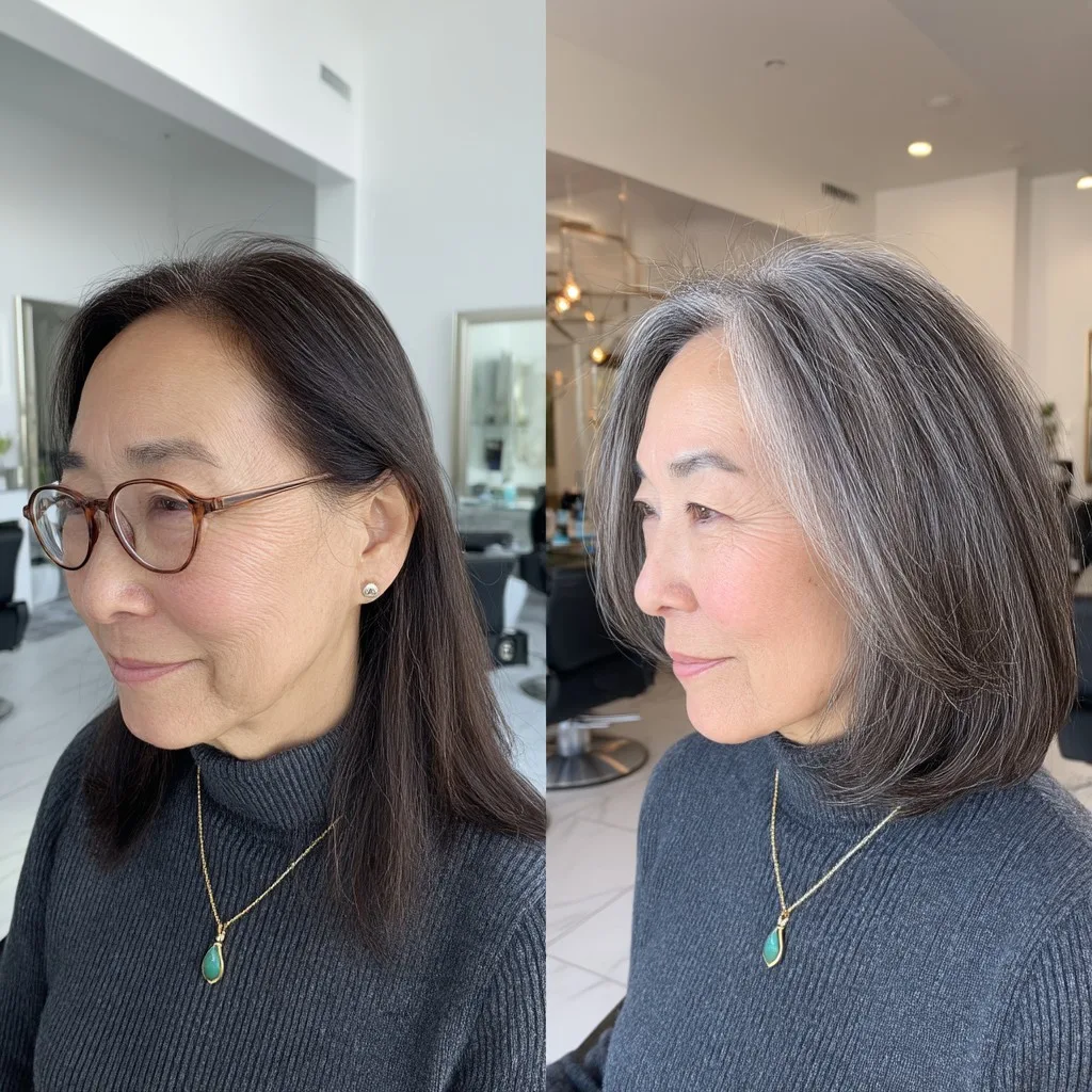 Subtle Layered Bob with Textured Ends