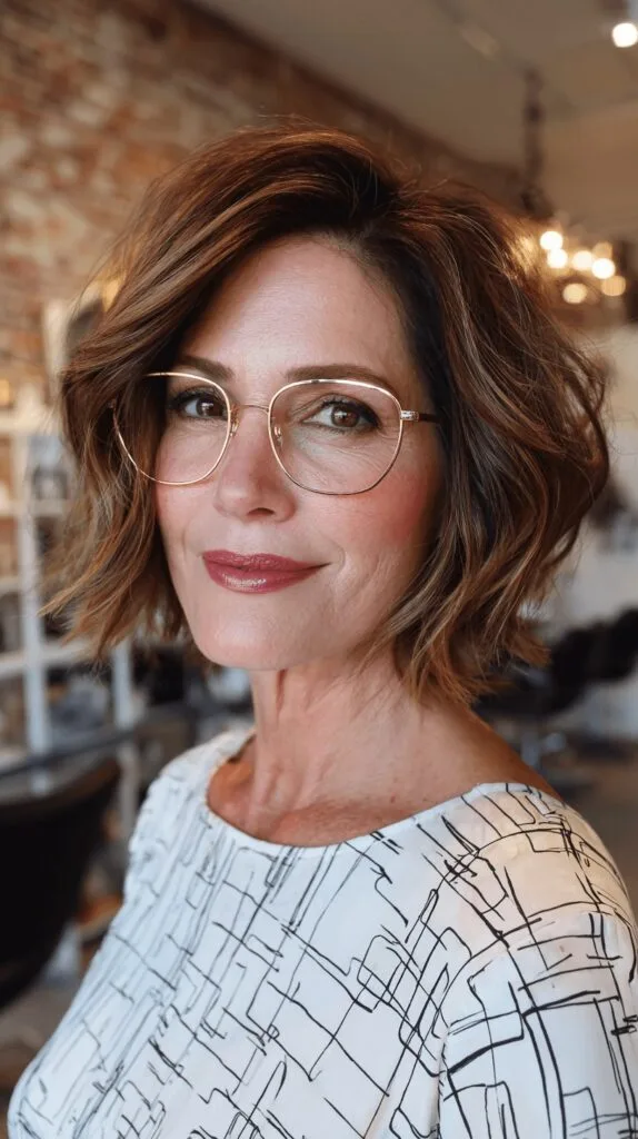Textured Bob with Soft Movement and Gentle Layers