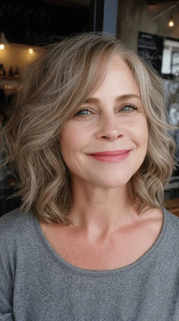Textured Layered Cut with Soft Movement