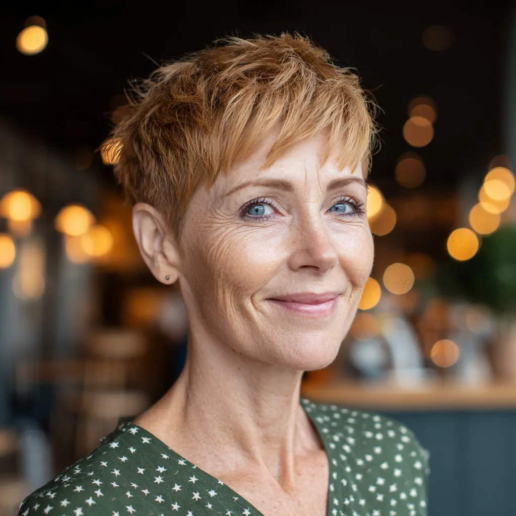 Textured Pixie Cut with Effortless Choppy Layers