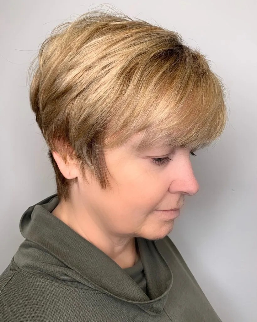Textured Pixie Cut with Soft Bangs