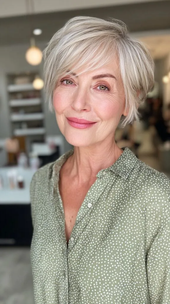 Textured Short Cut with Delicate Face-Framing Layers