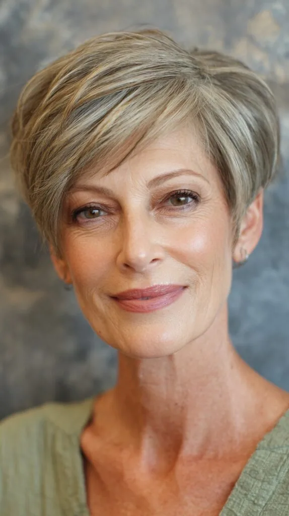 Textured Short Cut with Subtle Highlights