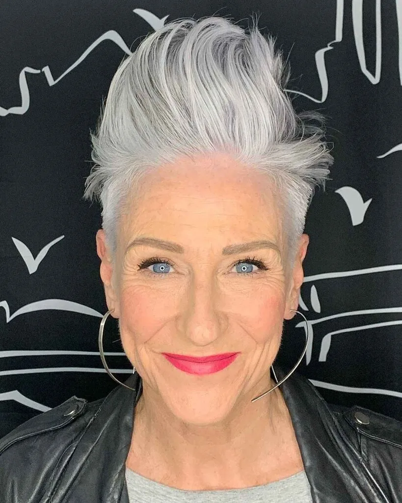 The Daring Quiff for ladies over 60