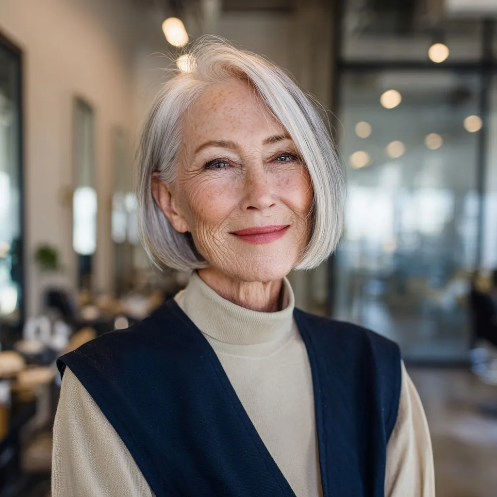 Timeless Textured Bob with Subtle Movement