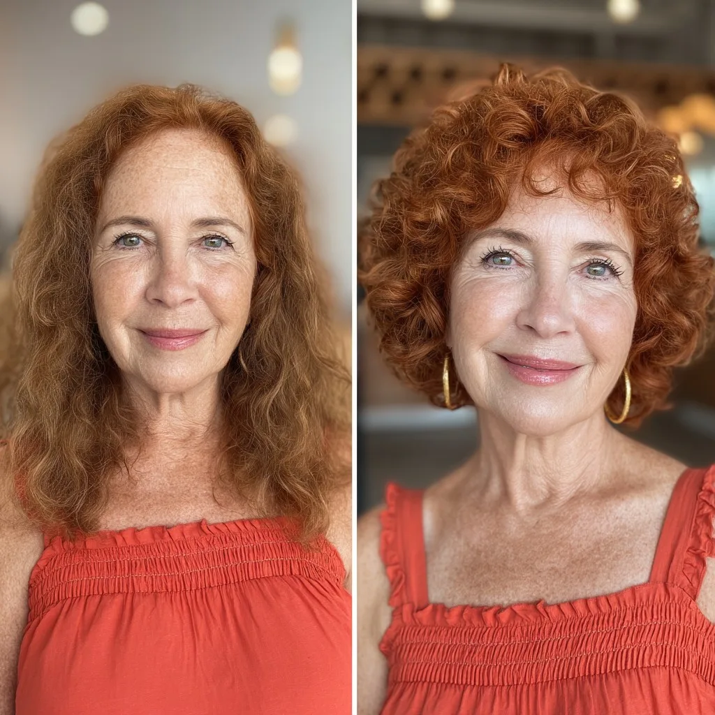 Vibrant Curly Cut with Defined Layers