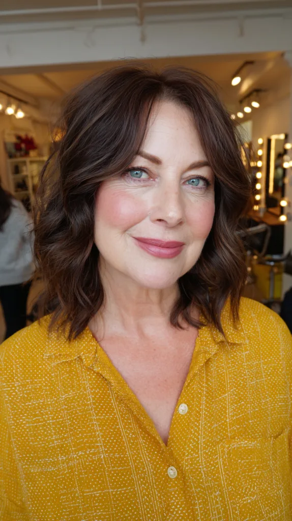 Warm Chocolate Layered Waves