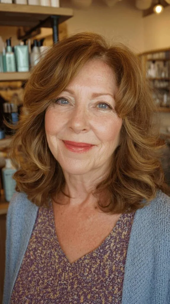 Warm Layered Cut with Soft Volume