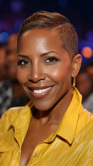 Bold Short Pixie Cut with Defined Edges
