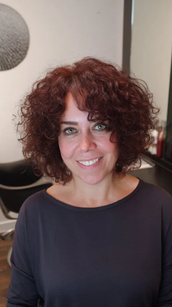 Charming Short Curly Cut with Defined Volume