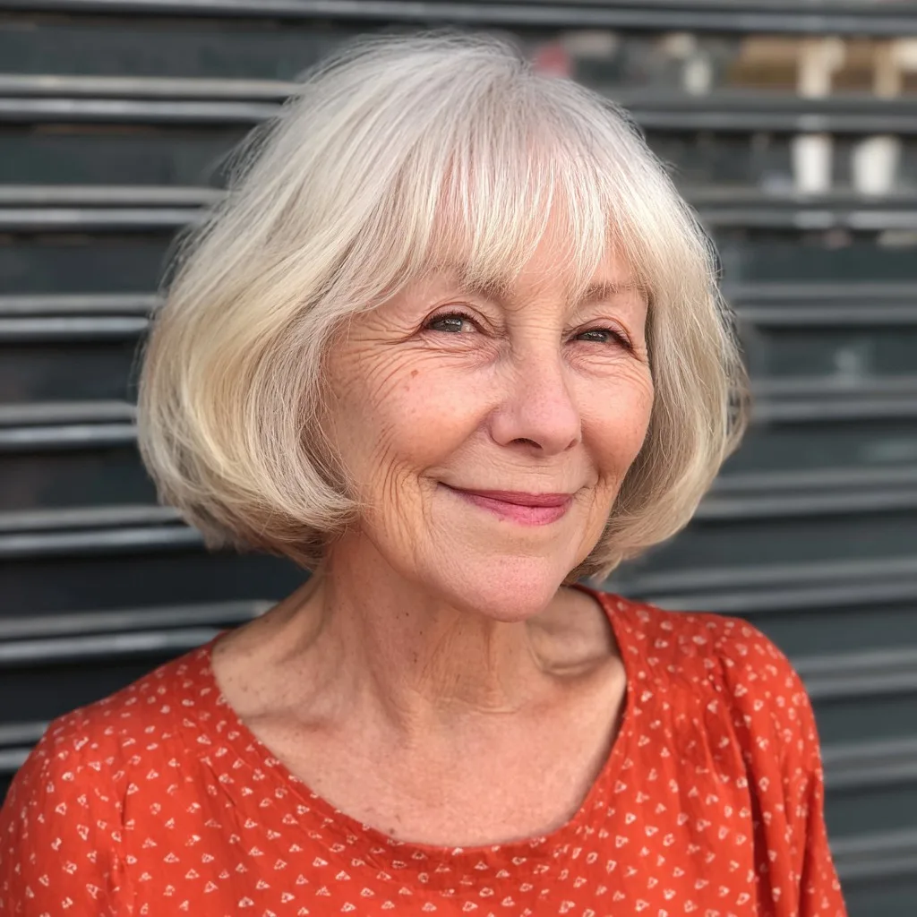 Charming Soft Bob with Subtle Layers