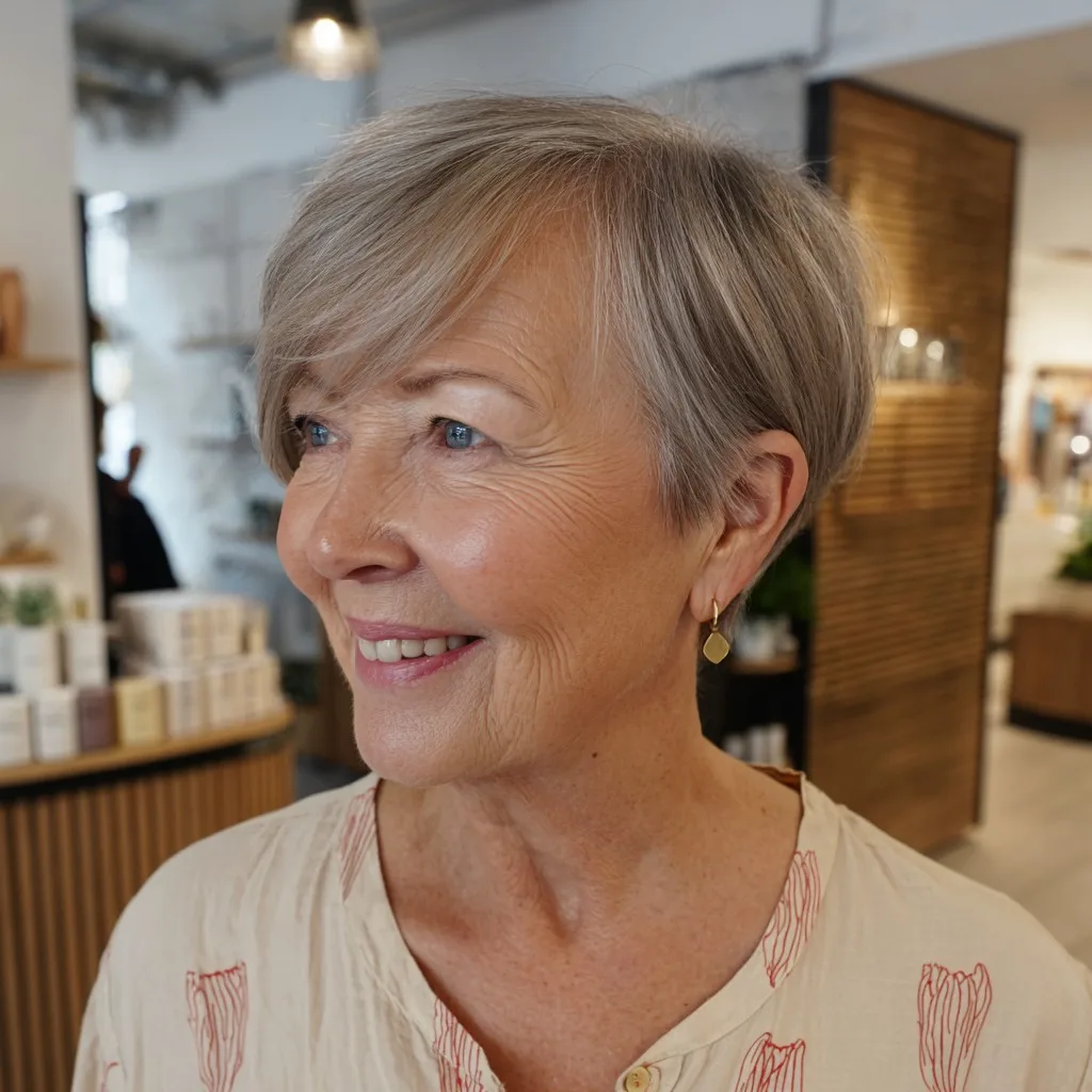 Charming Softly Textured Short Cut with Gentle Layers