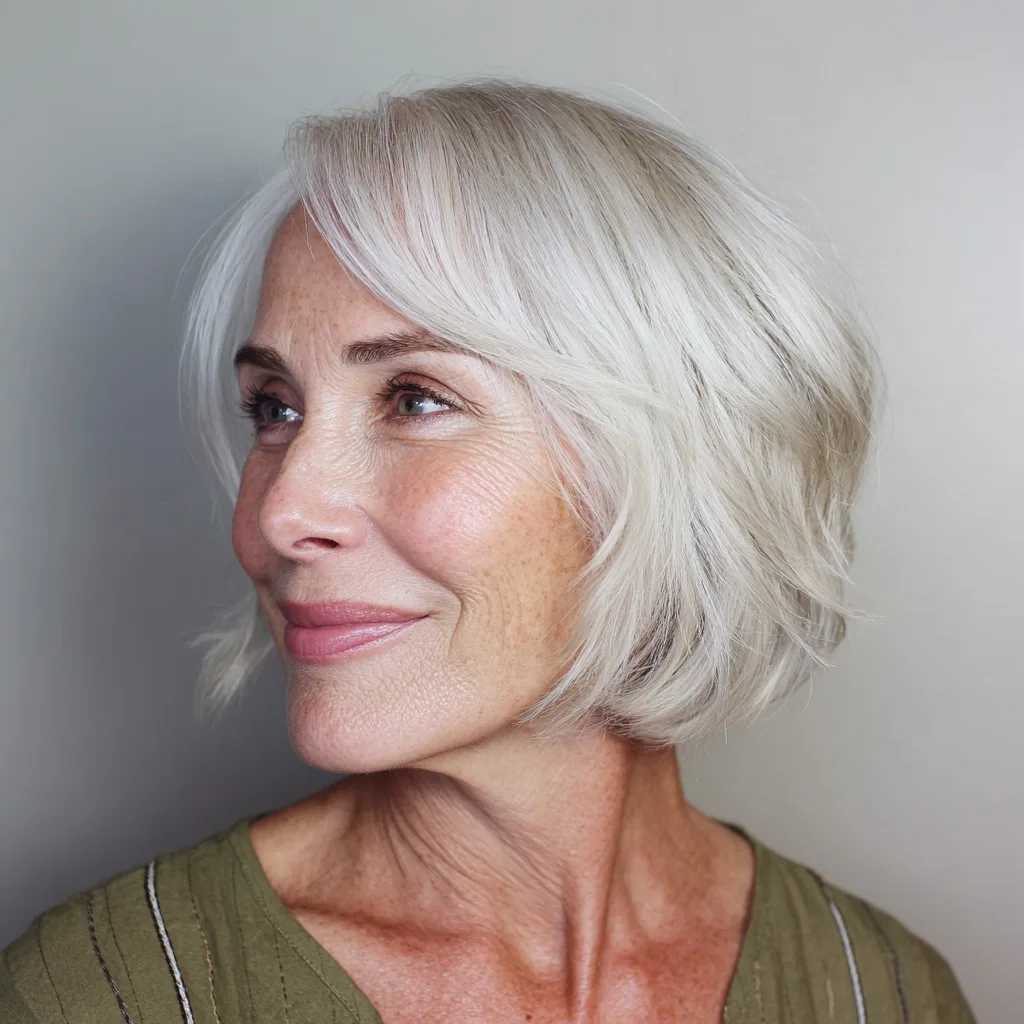 Charming Textured Bob with Soft Waves