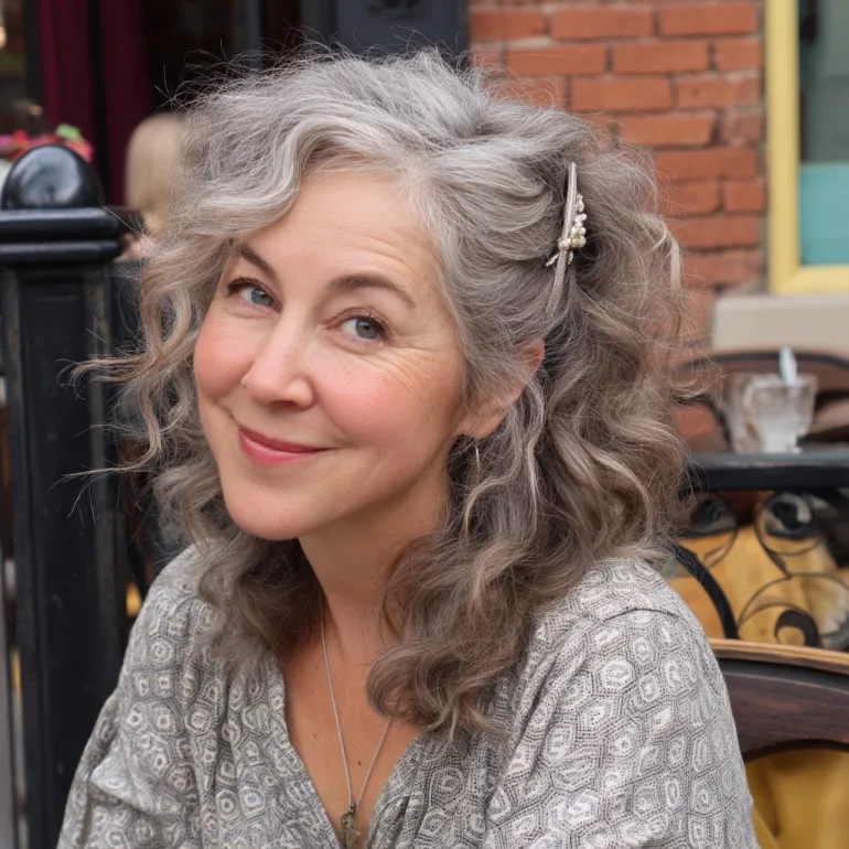Chic Curly Hair with Soft Layers