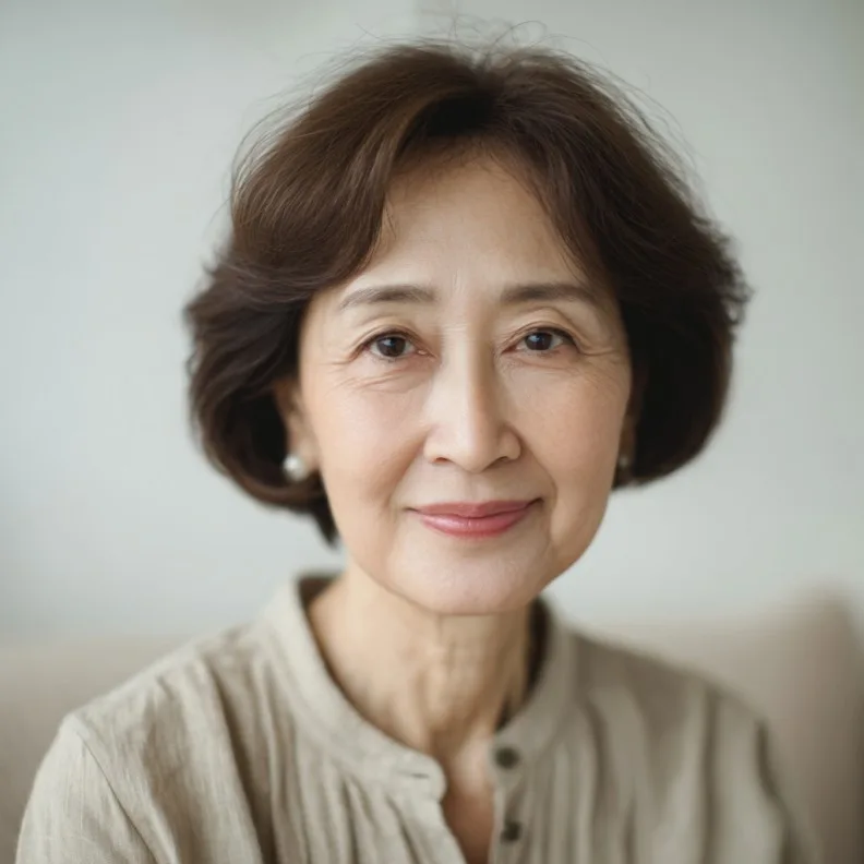 Chic Layered Bob for Mature Women