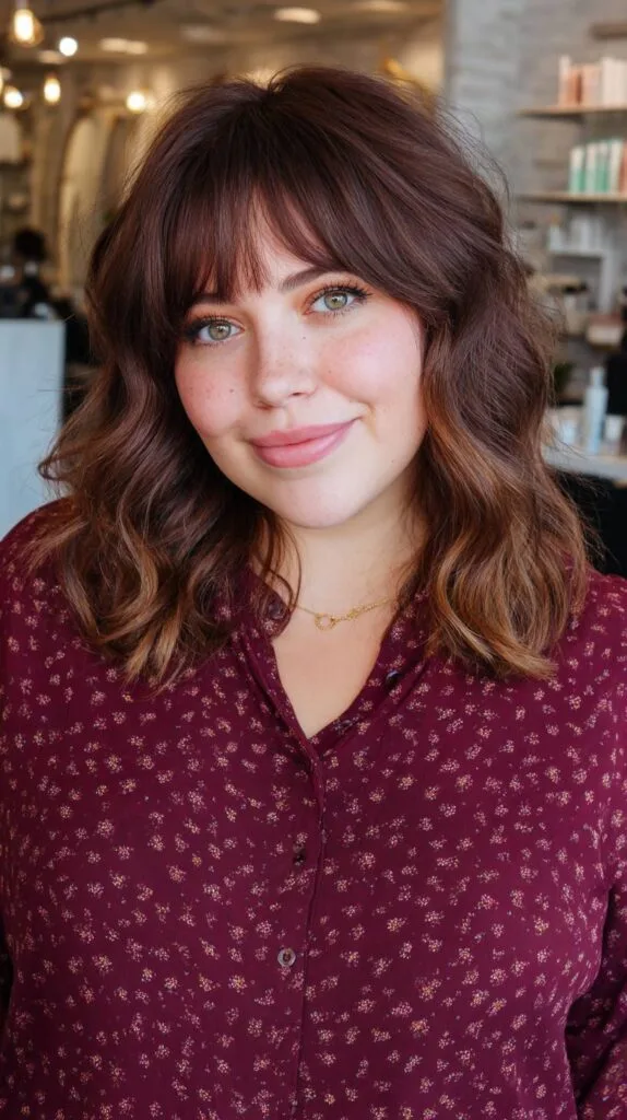 Chic Layered Mid-Length Cut with Soft Bangs