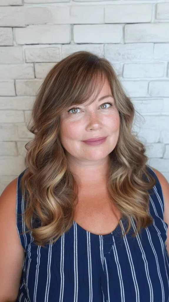 Chic Long Layers with Subtle Blonde Highlights