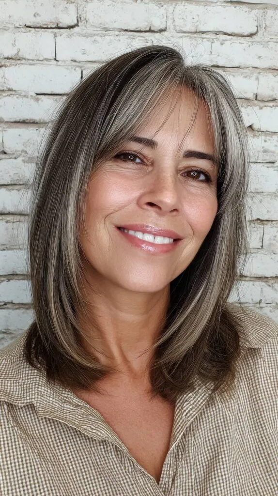 Chic Mid-Length Cut with Subtle Face-Framing Layers