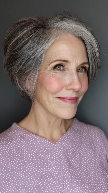 Chic Modern Pixie Bob with Subtle Volume