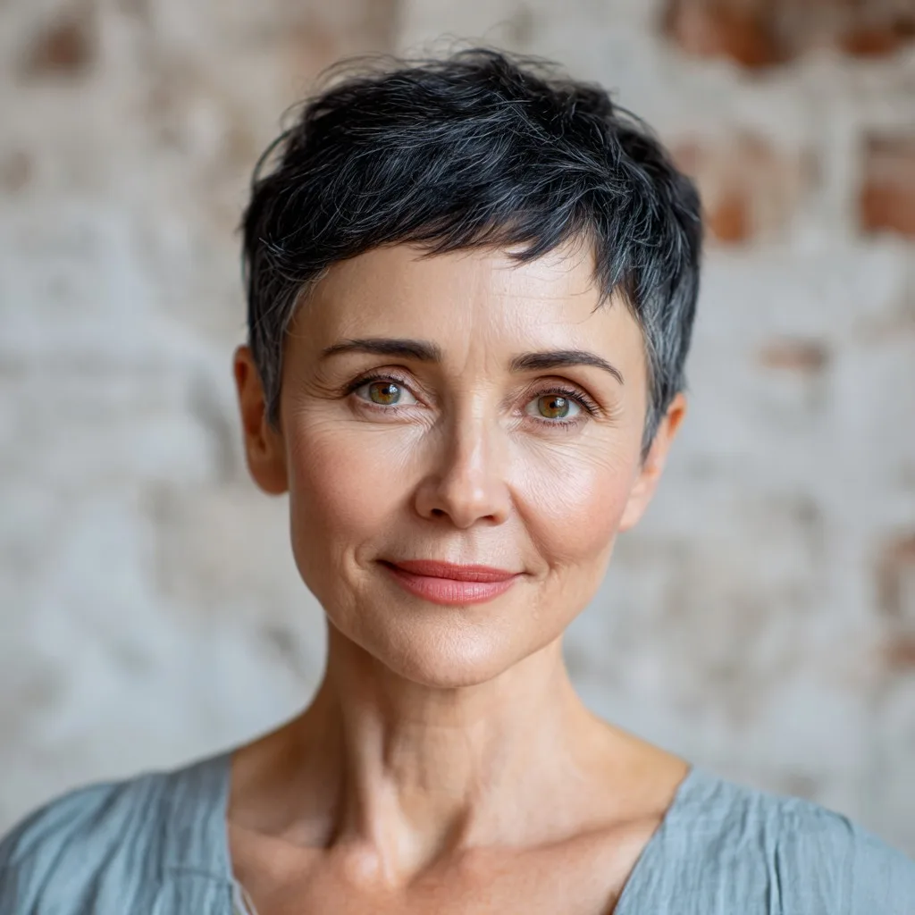 Chic Short Pixie Cut with Textured Layers