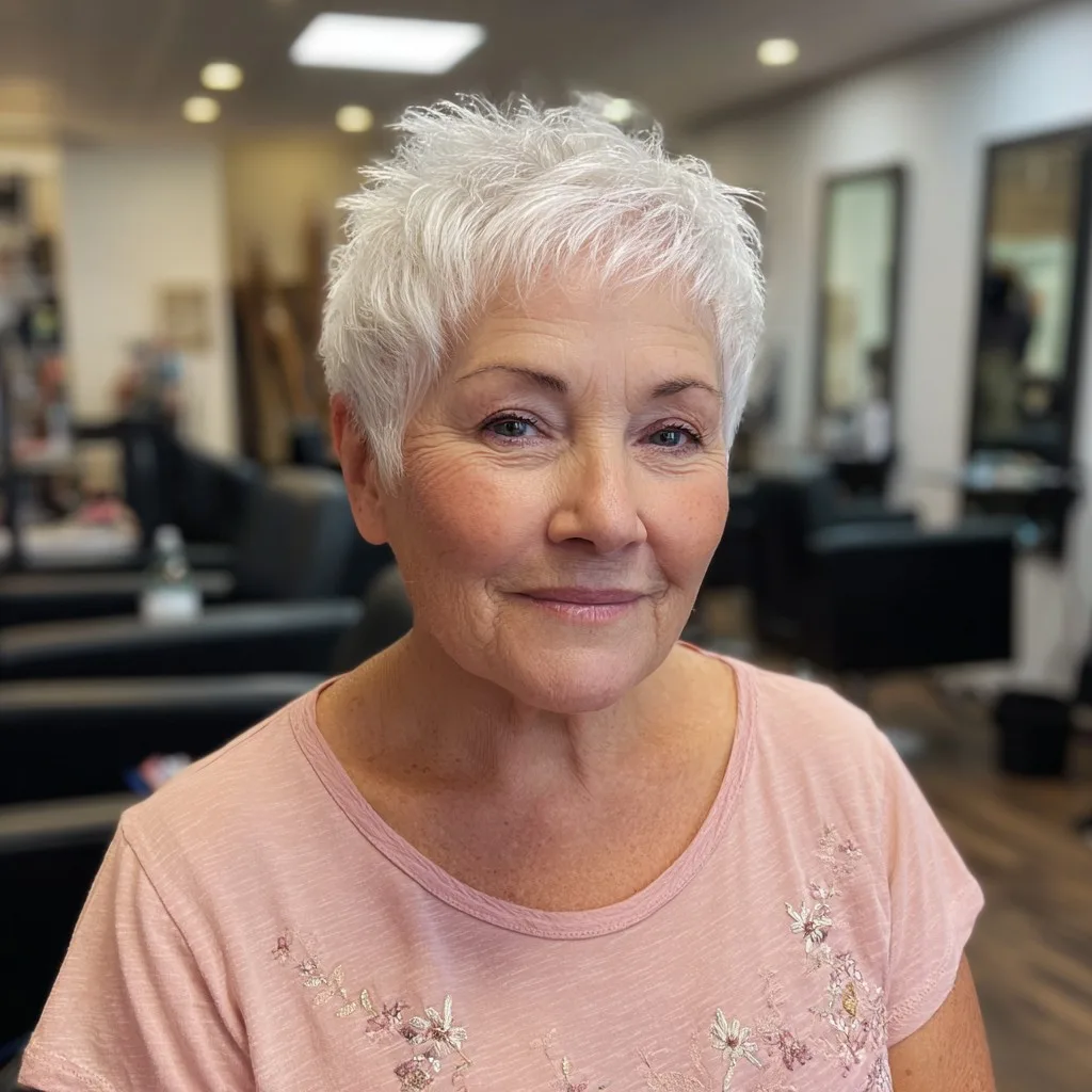 Chic Short Textured Pixie with Lively Layers