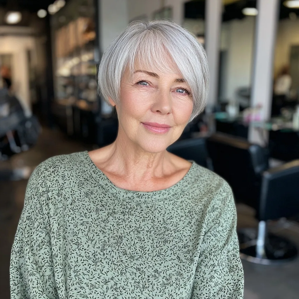 Chic Textured Blunt Bob with Soft Layers