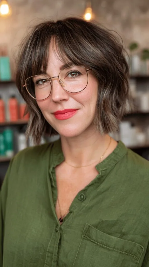 Chic Textured Bob with Face-Framing Layers