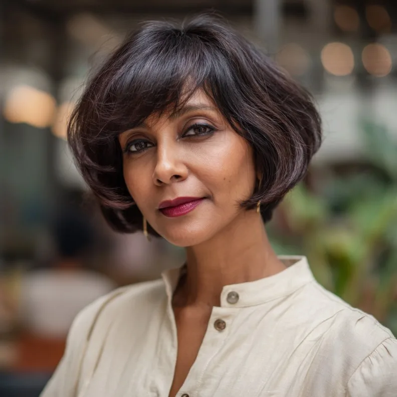 Chic Textured Bob with Soft Volume