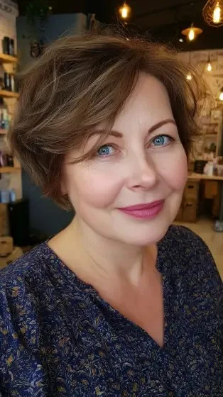 Chic Textured Bob with Soft Waves