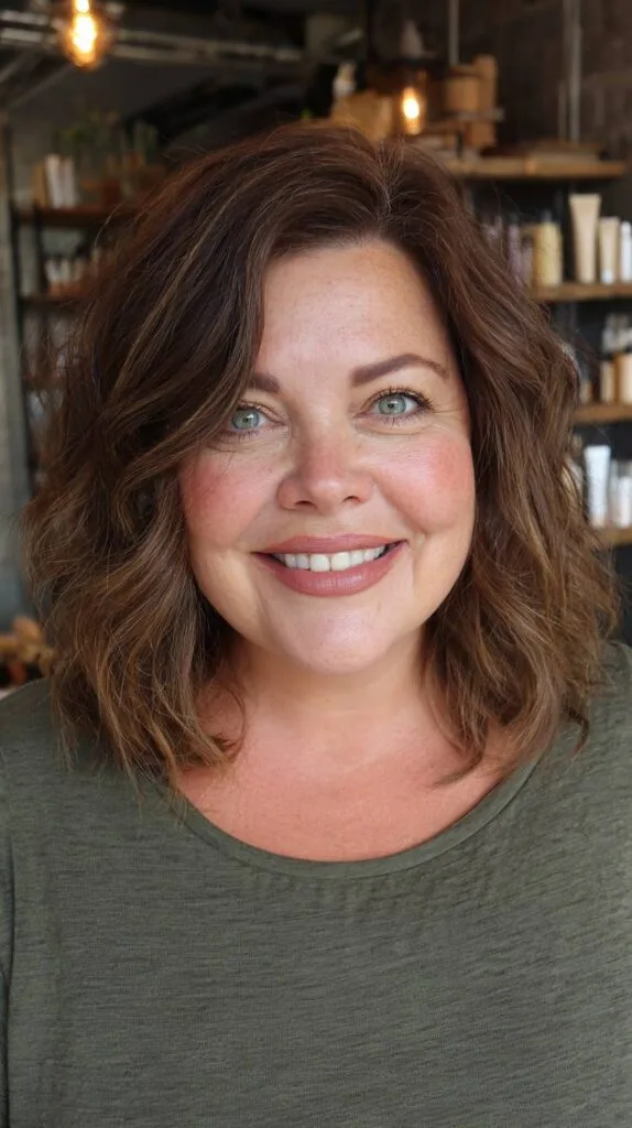 Chic Textured Bob with Soft Waves