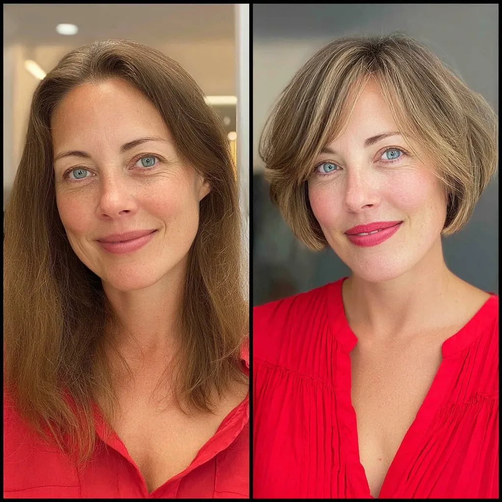 Chic Textured Bob with Subtle Volume