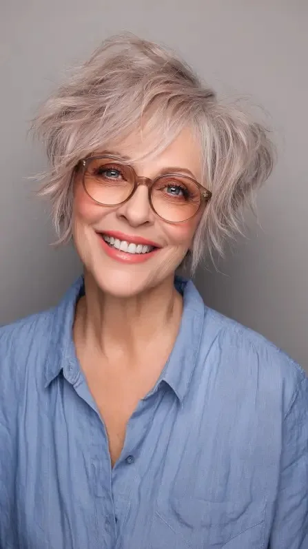Chic Textured Pixie Bob with Lively Volume