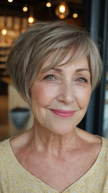 Chic Textured Pixie Bob with Subtle Layers