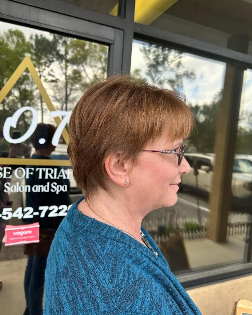 Chic Textured Pixie Cut with Soft Bangs