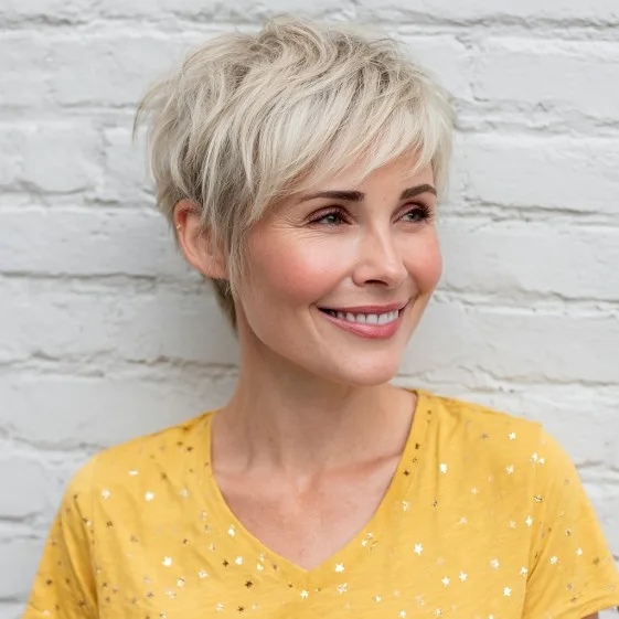 Chic Textured Pixie with Soft Layers