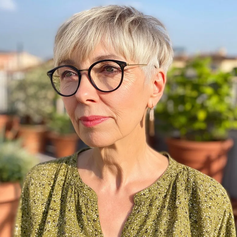 Chic Textured Pixie with Subtle Volume