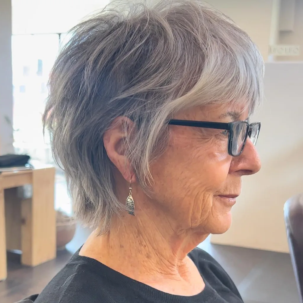 Chic Textured Short Cut with Subtle Layers