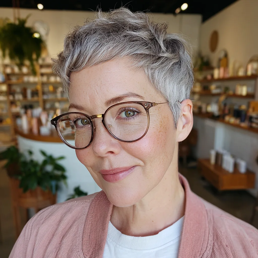 Chic Textured Short Pixie Cut