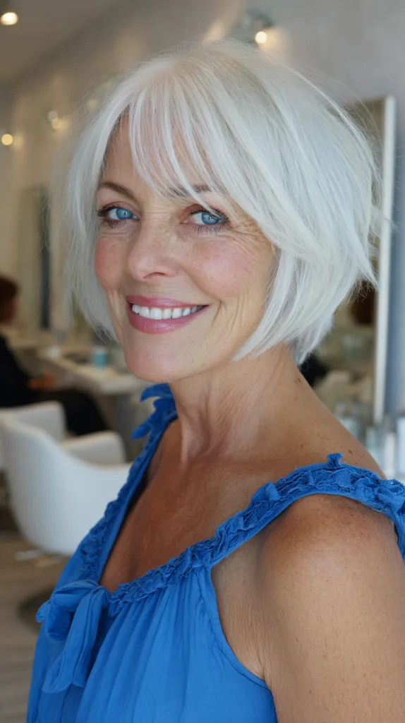Chic Wispy Shag Bob with Feathered Layers