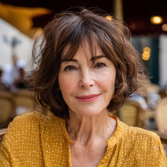 Choppy Layered Bob with Soft Face-Framing Shag