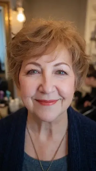 Choppy Textured Crop for Fine Hair