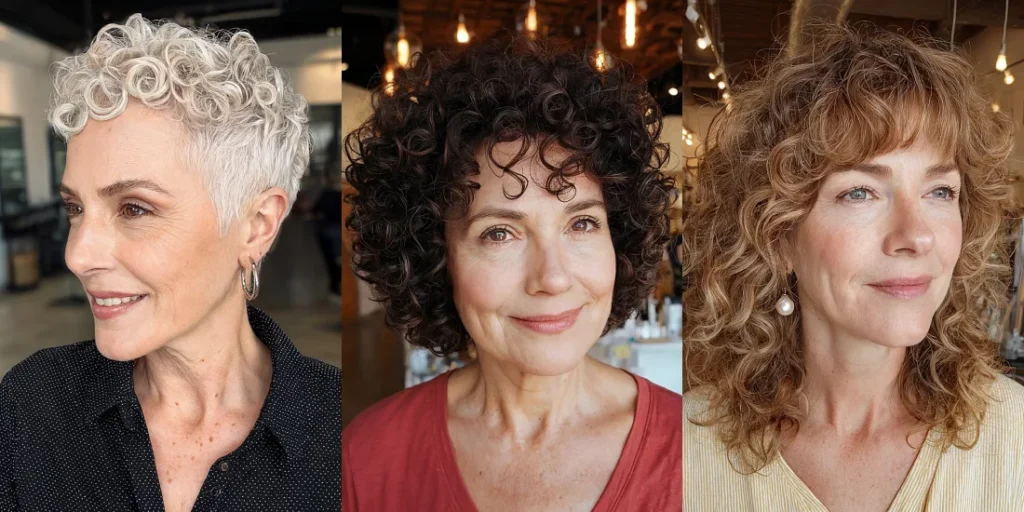 25 Voluminous Curly Hairstyles for Busy Women Over 50