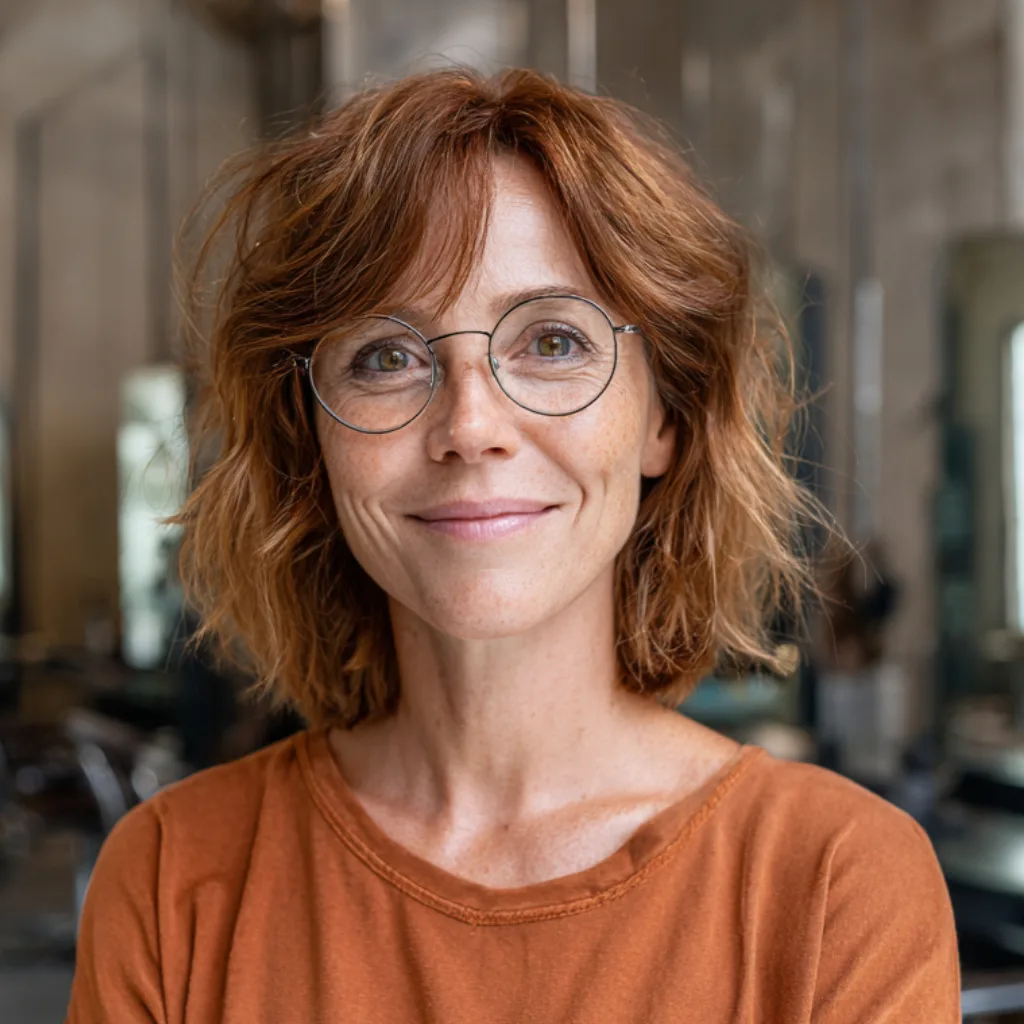 Dynamic Shaggy Bob with Soft Curling Layers